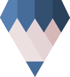 Logo Woordevol Copywriting: Potlood diamant